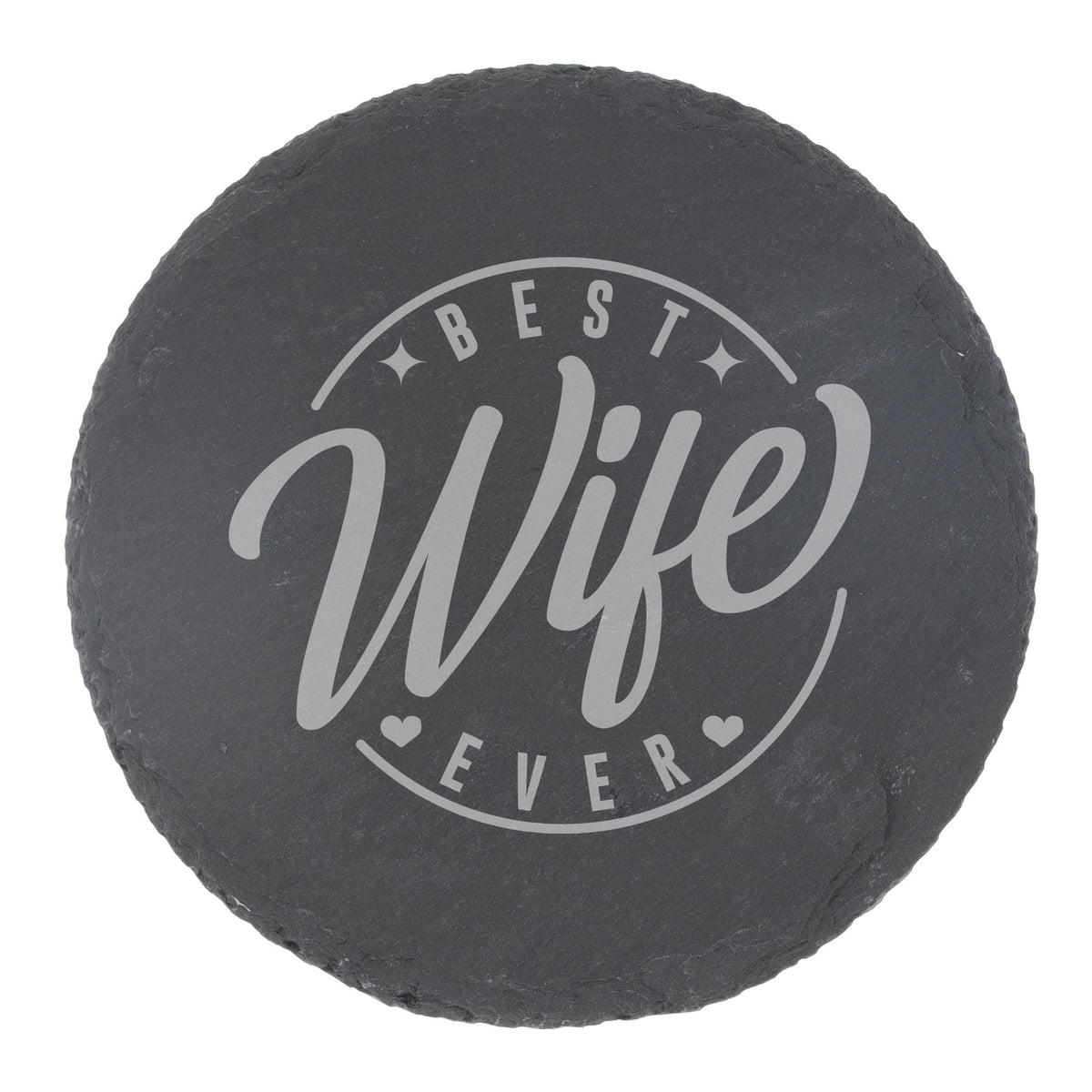 Round Slate Coaster
