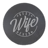 Round Slate Coaster