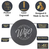 Round Slate Coaster