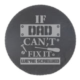 Round Slate Coaster