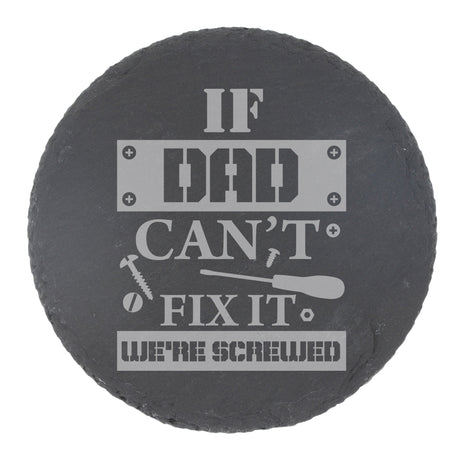 Round Slate Coaster