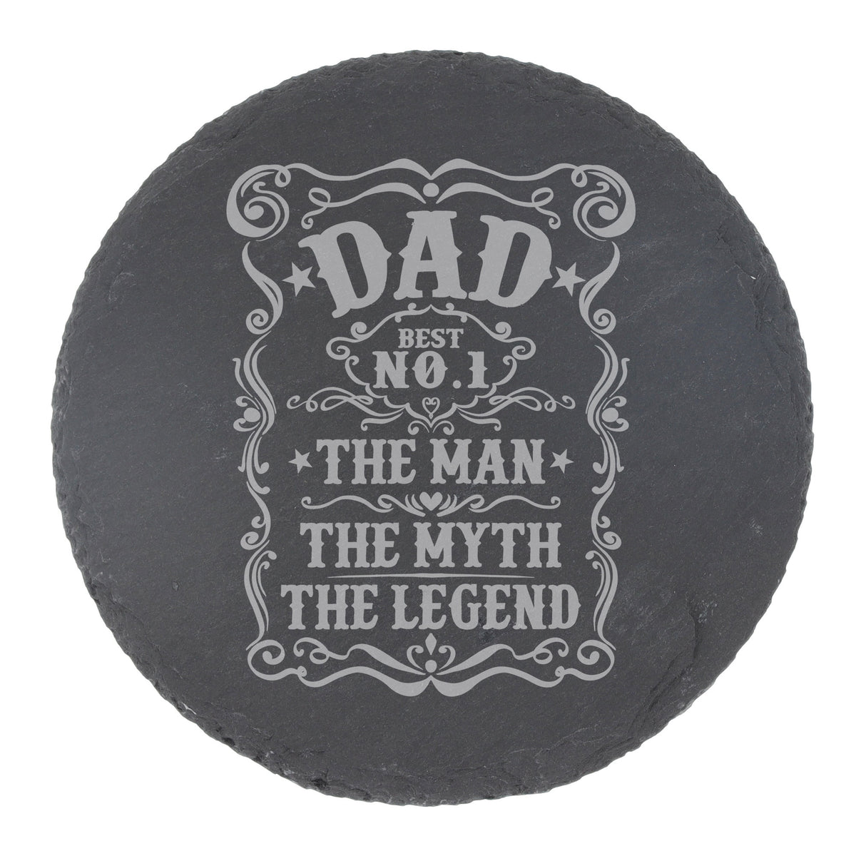 Round Slate Coaster
