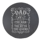 Round Slate Coaster