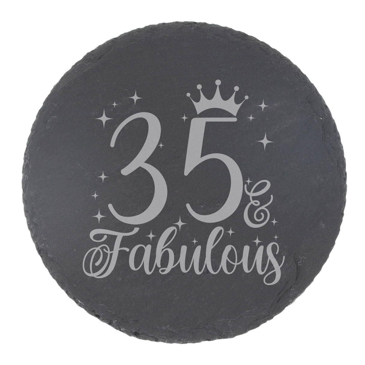 Round Slate Coaster
