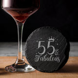 Round Slate Coaster
