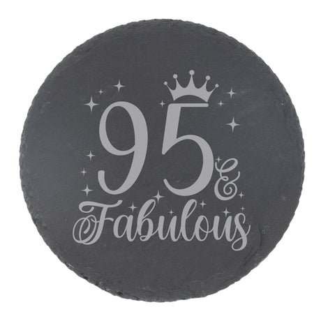 Round Slate Coaster