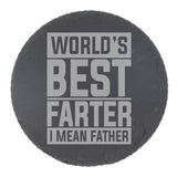 Round Slate Coaster