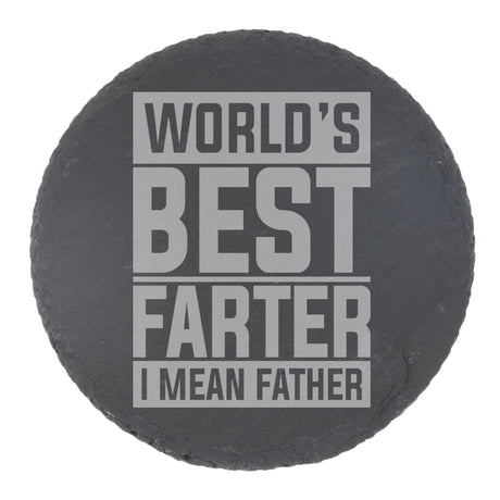 Round Slate Coaster