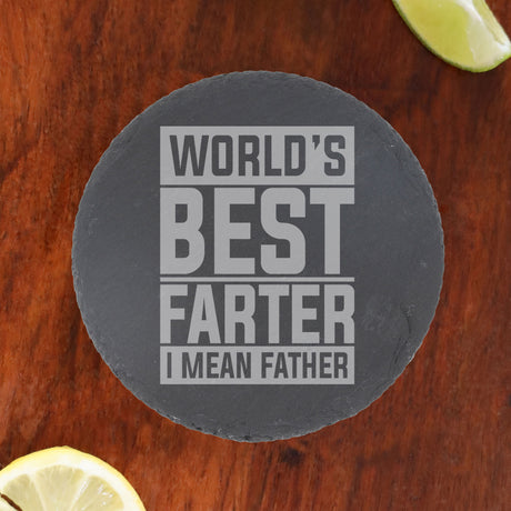 Round Slate Coaster