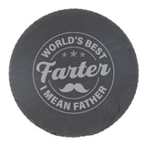 Round Slate Coaster