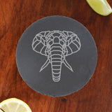 Round Slate Coaster
