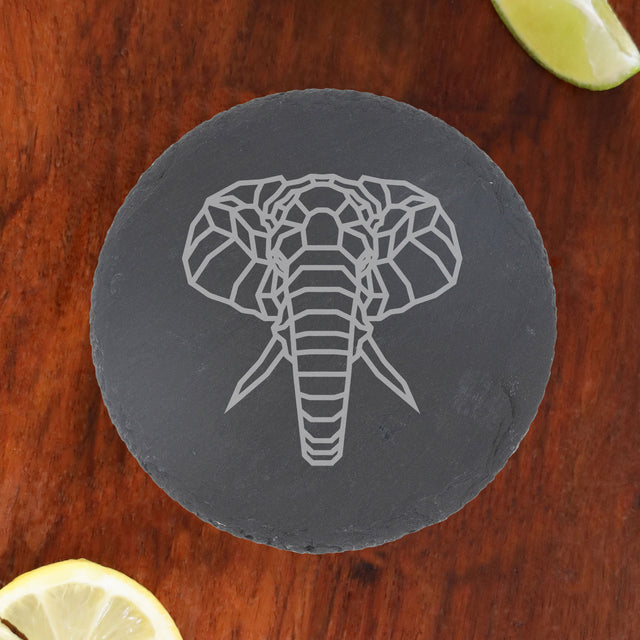 Round Slate Coaster