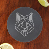 Round Slate Coaster