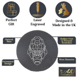 Round Slate Coaster