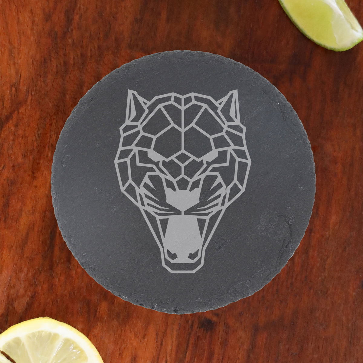 Round Slate Coaster