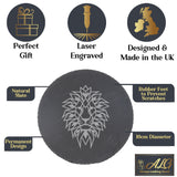 Round Slate Coaster