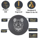 Round Slate Coaster