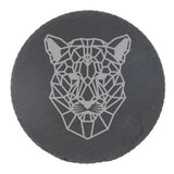 Round Slate Coaster