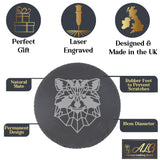 Round Slate Coaster