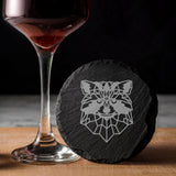 Round Slate Coaster