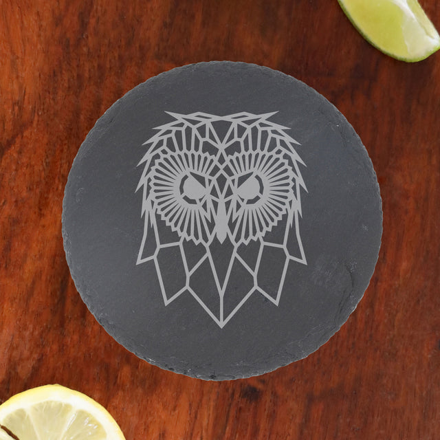 Round Slate Coaster