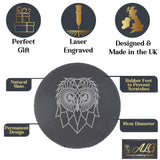 Round Slate Coaster