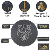 Round Slate Coaster