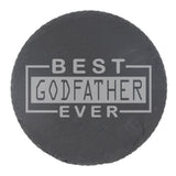 Round Slate Coaster