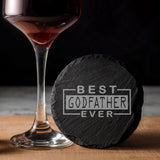 Round Slate Coaster