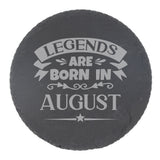 Round Slate Coaster