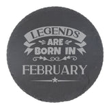 Round Slate Coaster