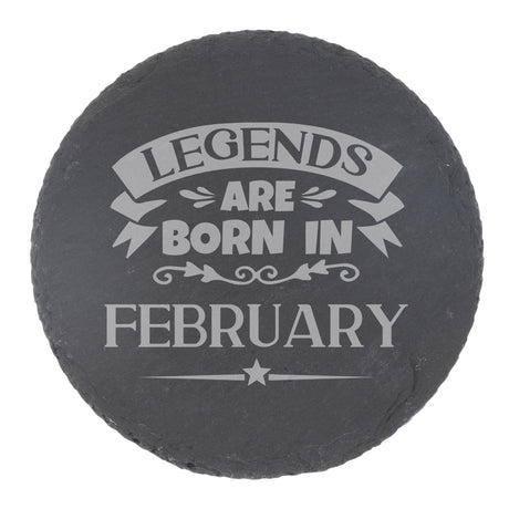 Round Slate Coaster