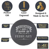 Round Slate Coaster