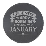 Round Slate Coaster