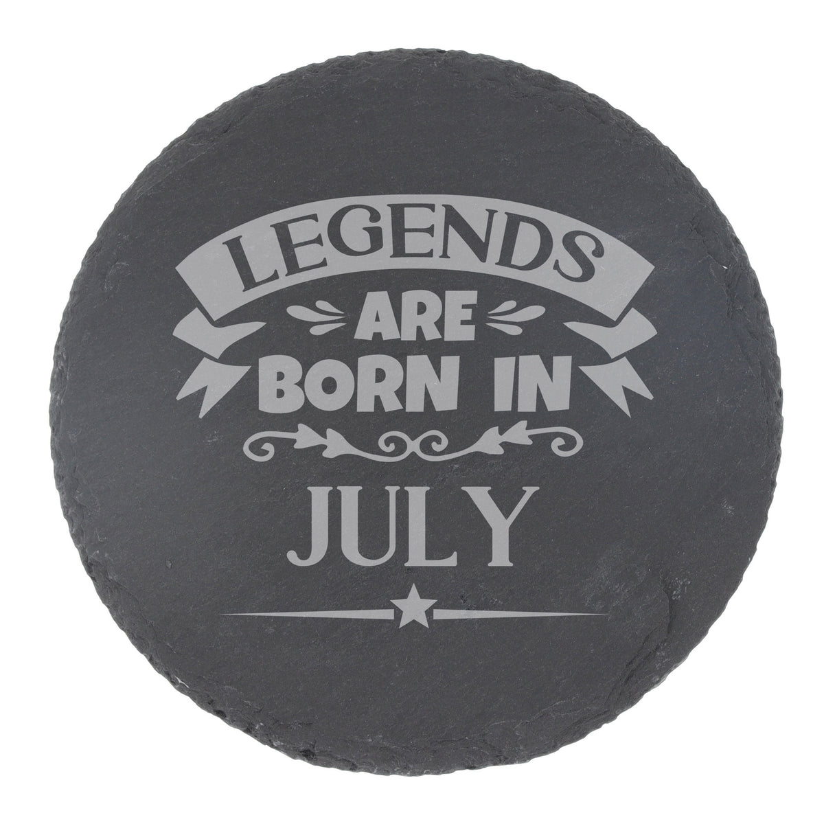 Round Slate Coaster