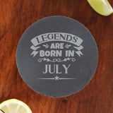 Round Slate Coaster