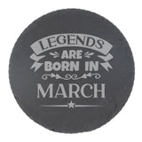 Round Slate Coaster