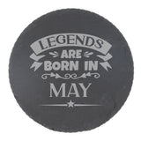 Round Slate Coaster