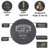 Round Slate Coaster