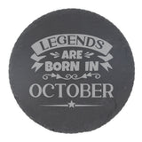 Round Slate Coaster
