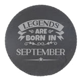 Round Slate Coaster