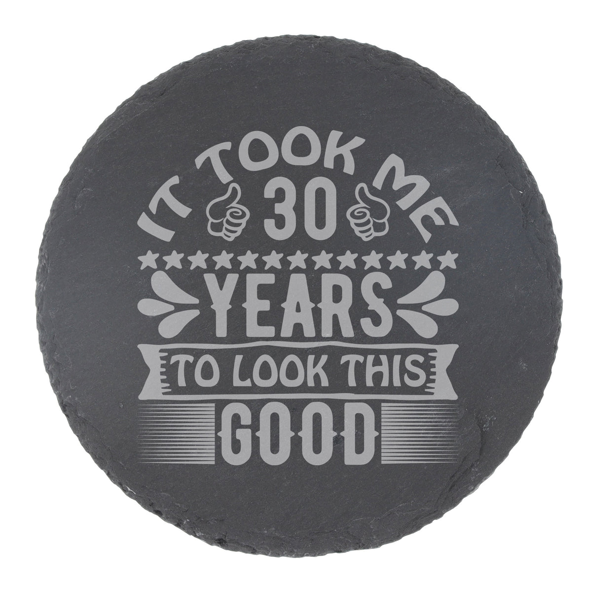Round Slate Coaster