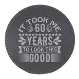 Round Slate Coaster