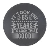 Round Slate Coaster