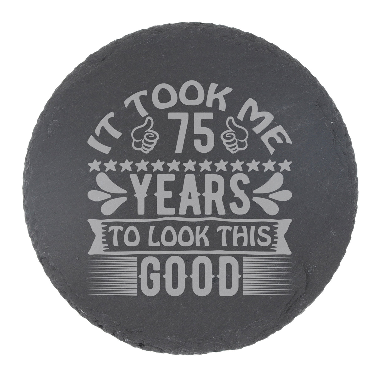 Round Slate Coaster