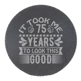 Round Slate Coaster