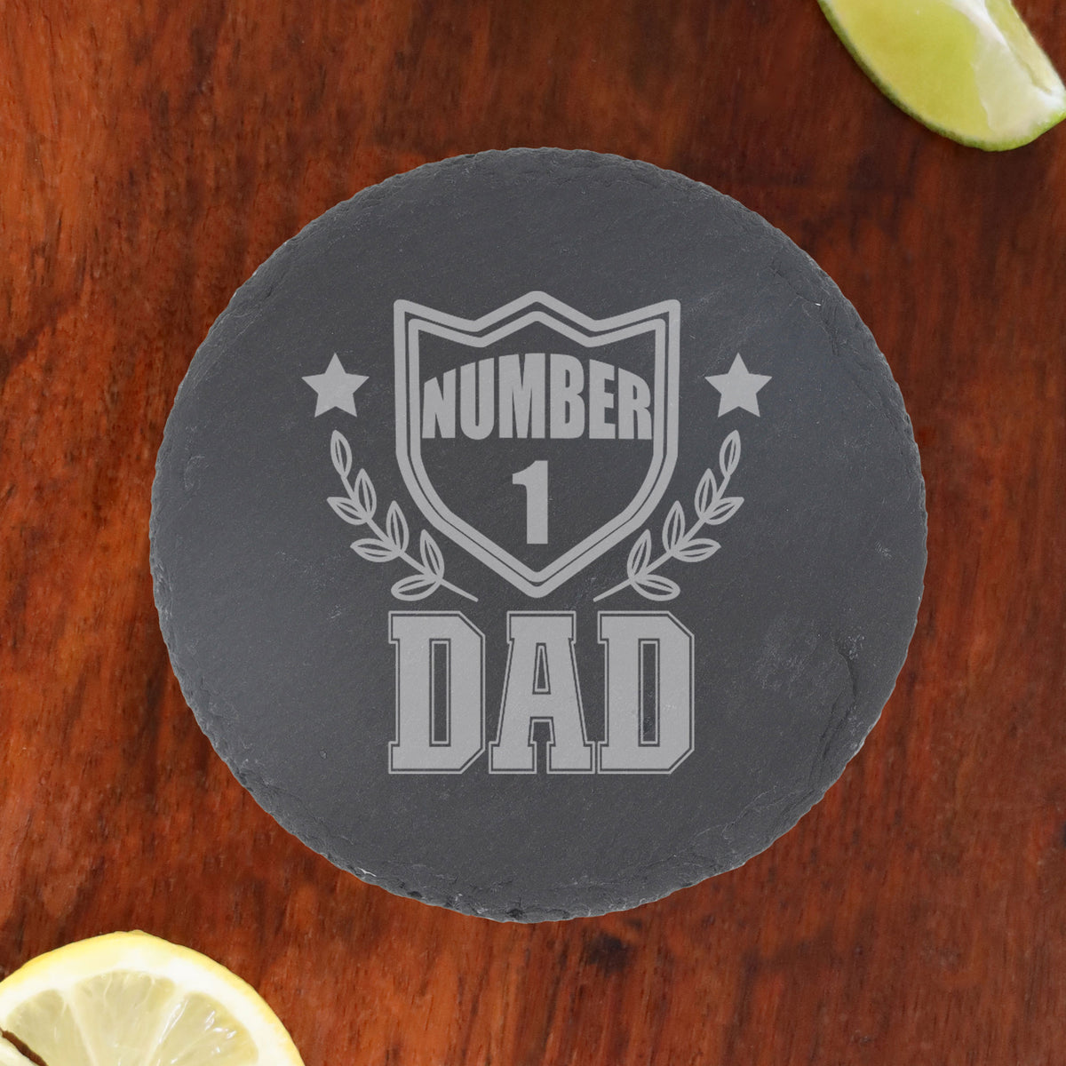 Round Slate Coaster