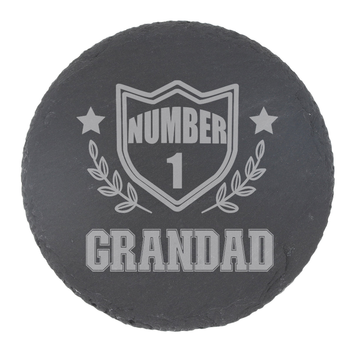Round Slate Coaster