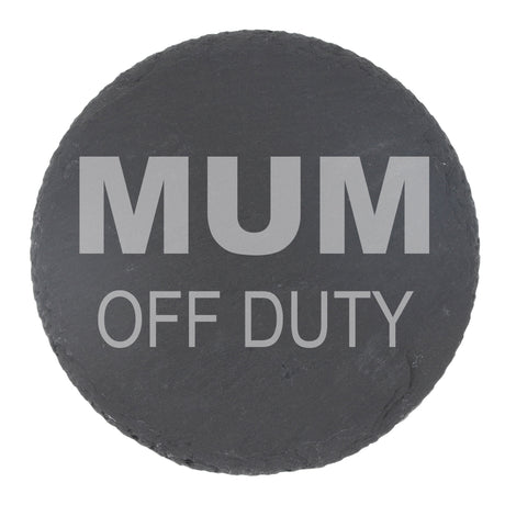 Round Slate Coaster