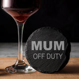 Round Slate Coaster